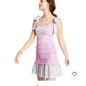 LoveShackFancy x Target Adeline Tie Strap Mini Dress